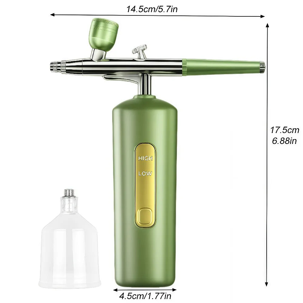 Zora Nano Facial Mist & Care Device with sleek design, used for skincare and facial hydration.