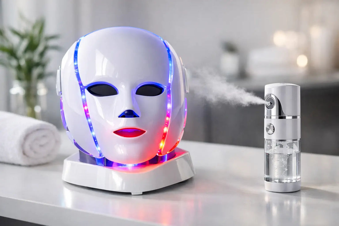 LED Photon Machine 7 Colors Face & Body Mask with Nano Spray