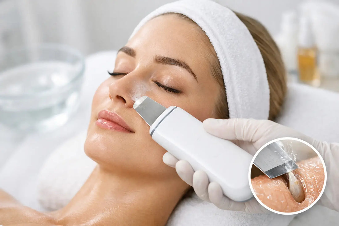 Ultrasonic Skin Scrubber Facial Pore Cleanser