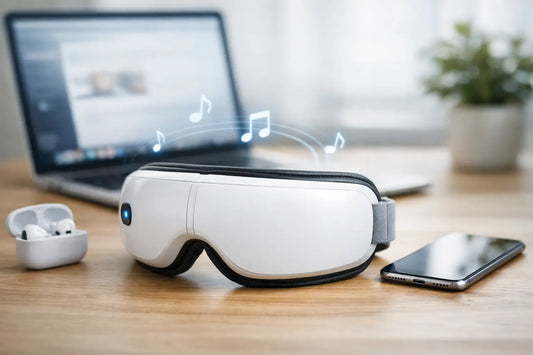 Smart Eye Massager with Bluetooth for Screen Relief