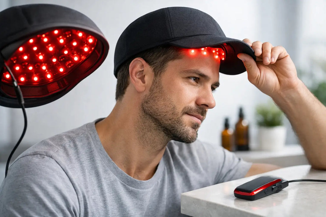 Red Light Therapy Hair Growth Cap - 48 LED Scalp Stimulation