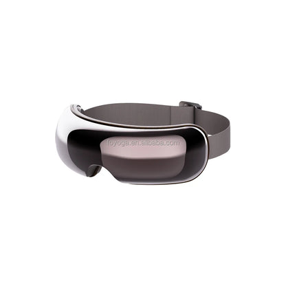 Zora Terapéutica Zora Smart Heated Eye Massager with air pressure and music for premium eye care, shown in sleek black design.