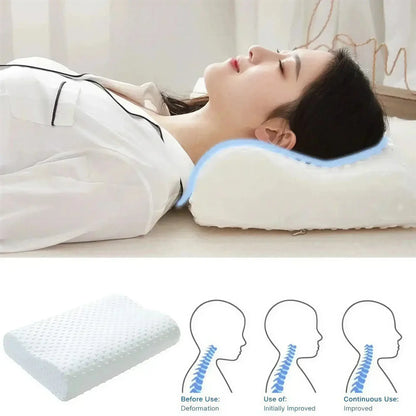 Zora adjustable memory foam pillow designed for side sleepers, featuring ergonomic shape and plush cover for comfortable rest