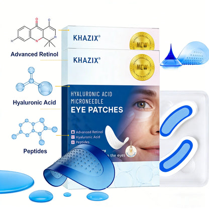 Retinol Microneedle Eye Patches with Hyaluronic Acid
