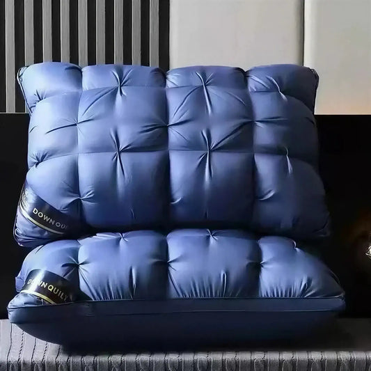 Zora Five-Star Hotel Pillow for deep sleep, plush cushion with soft fabric cover, designed for comfort and restful nights