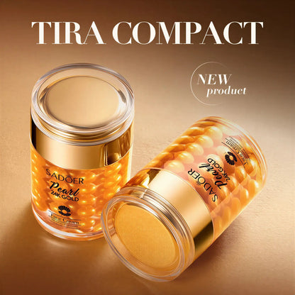 Zora 24K Golden Pearl Collagen Face Cream in a jar, hydrating skincare with golden pearl ingredients for radiant skin.