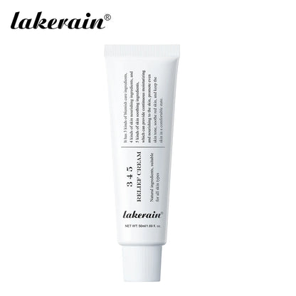 Zora 345 Soothing Moisturizer in a jar, creamy and smooth texture, designed for calming and hydrating the skin.