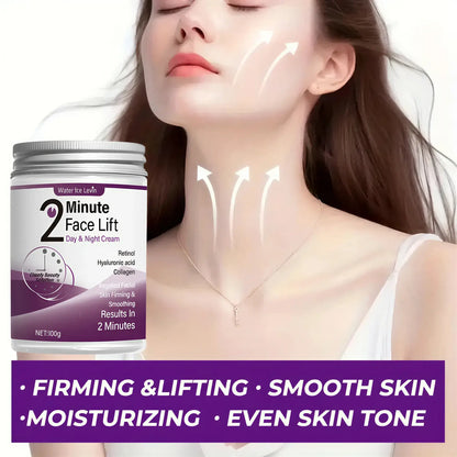 Zora Retinol and Hyaluronic Acid Daily Face Cream in a jar, smooth skincare cream for moisturizing and anti-aging.