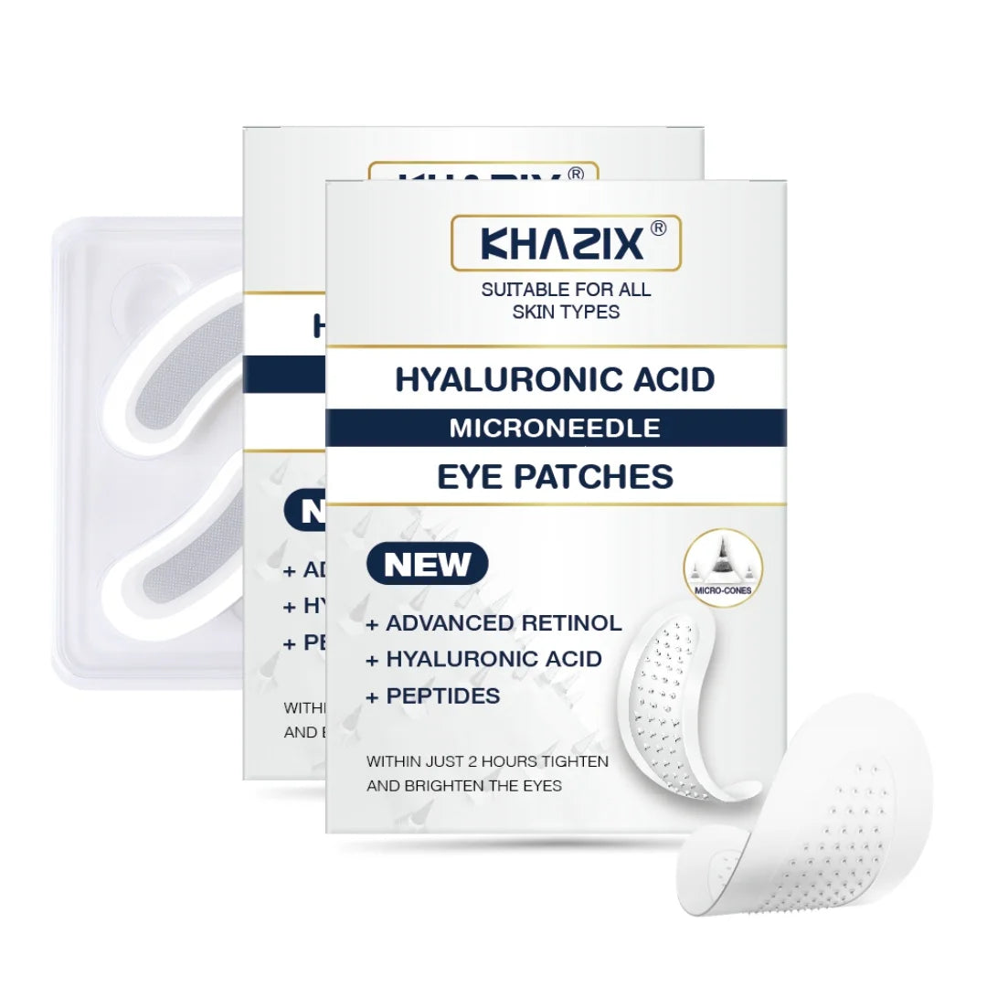 Retinol Microneedle Eye Patches with Hyaluronic Acid