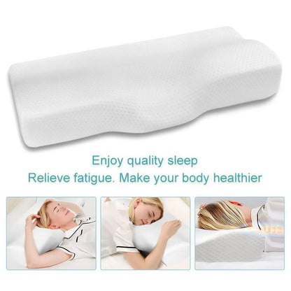 Zora butterfly-shaped memory foam neck pillow with ergonomic design for comfort and support in pillows and cushions collection
