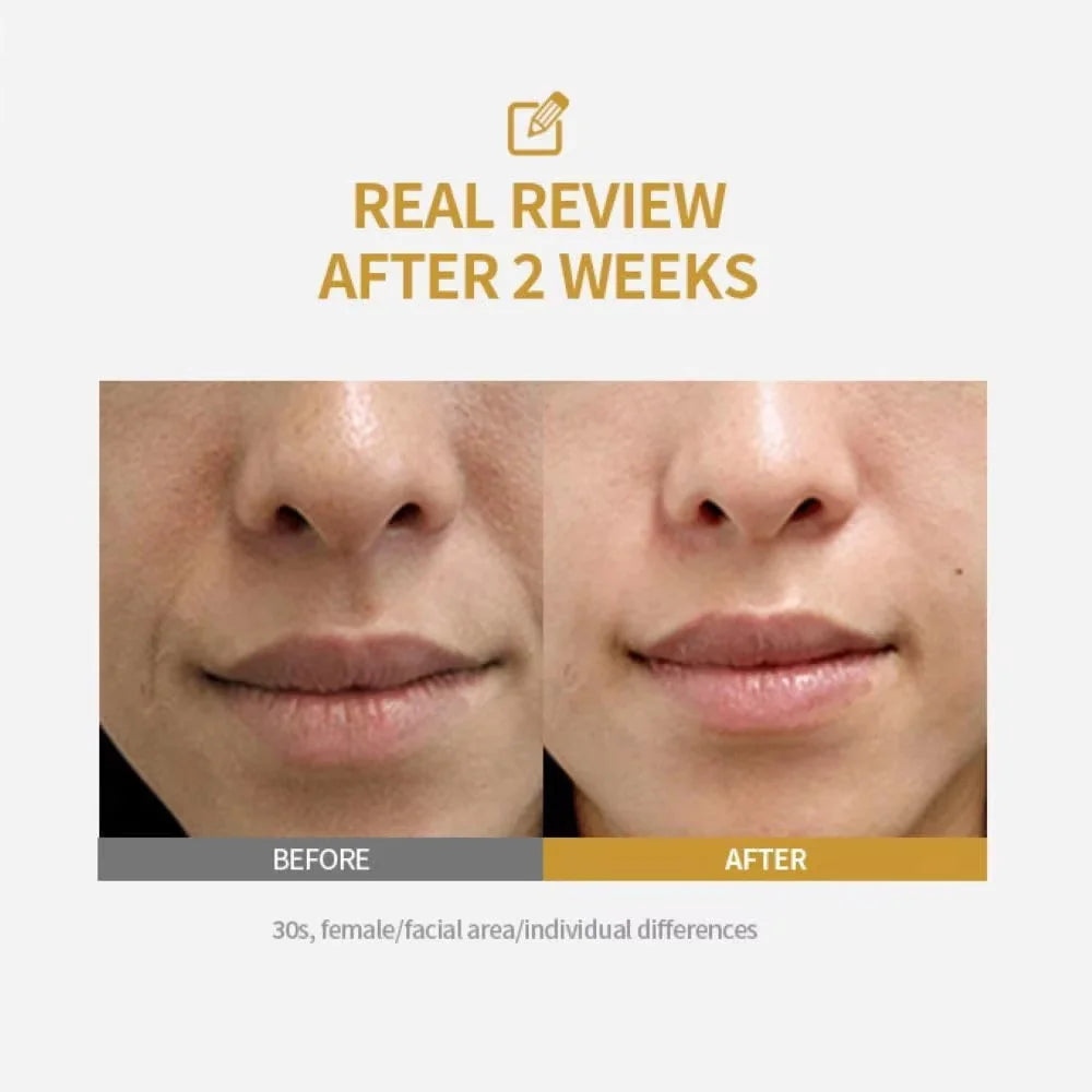 Zora Peptide Hydrating Face Ampoule in a clear glass bottle with a dropper for skincare serum application.