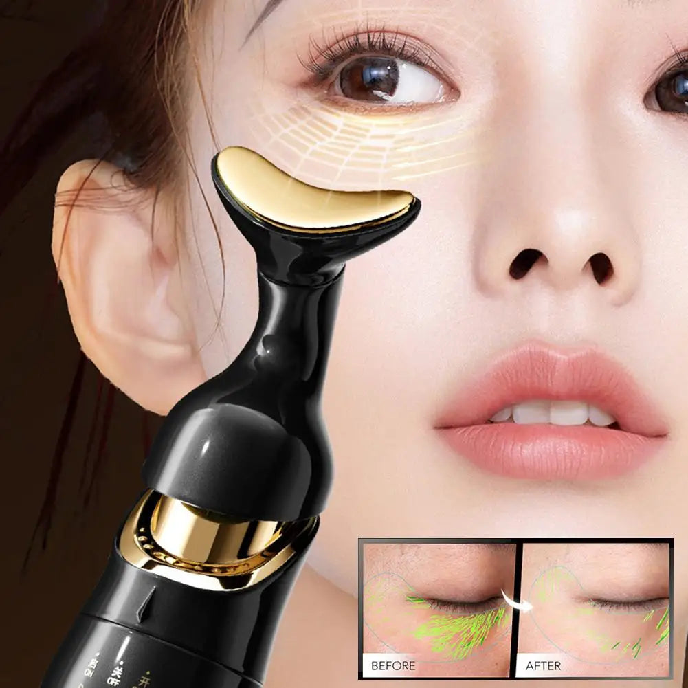 Zora ES-1081 3-in-1 facial, neck, and eye beauty device with massaging attachments for skin rejuvenation and relaxation.