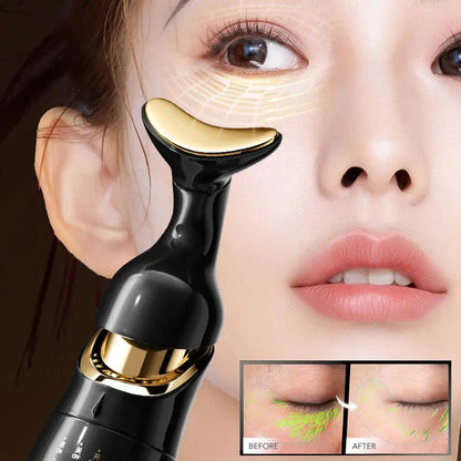 Zora ES-1081 3-in-1 facial, neck, and eye beauty device with massaging attachments for skin rejuvenation and relaxation.