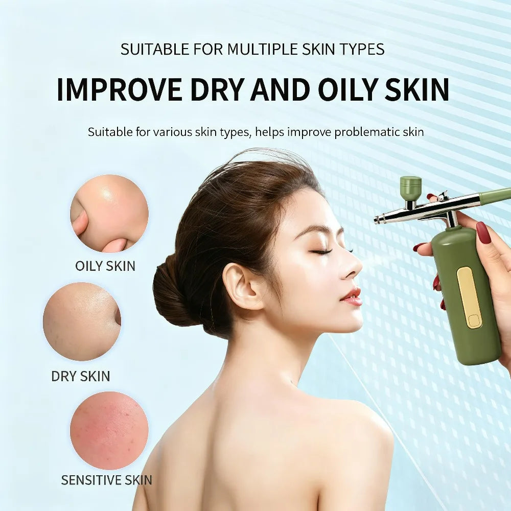 Zora Nano Facial Mist & Care Device for facial hydration and skin refreshment, compact skincare tool in sleek design