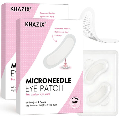 Retinol Microneedle Eye Patches with Hyaluronic Acid