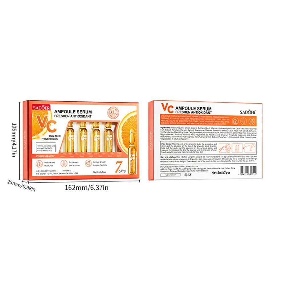 Zora Hyaluronic Acid Ampoule Serum vials for deep facial hydration, skincare serum for moisturizing and glowing skin.