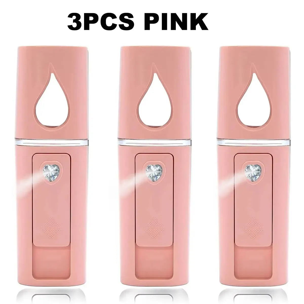 Zora Nano Facial Steamer and Humidifying Sprayer in sleek design, demonstrating misting function for skincare and hydration.