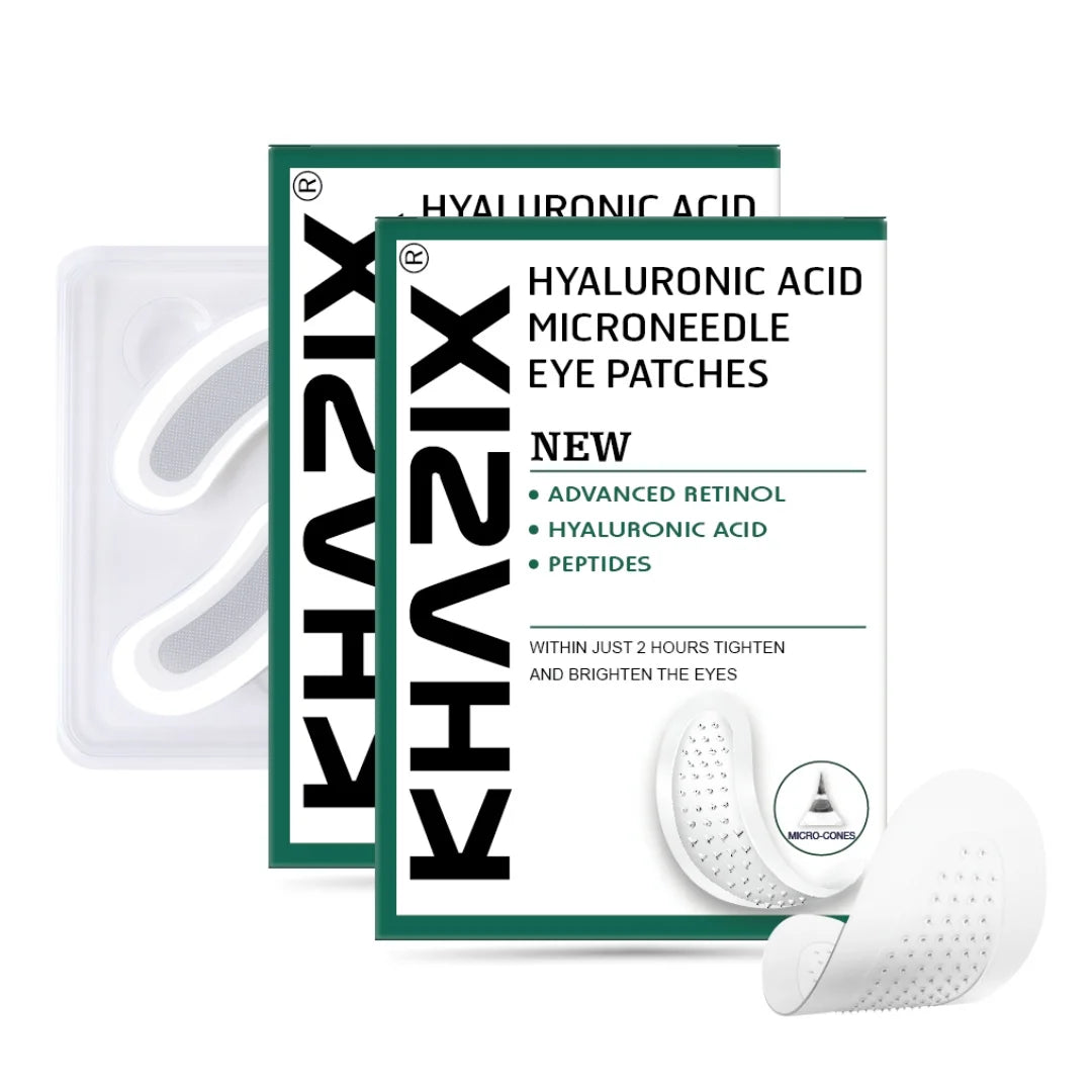 Retinol Microneedle Eye Patches with Hyaluronic Acid