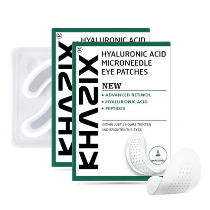 Retinol Microneedle Eye Patches with Hyaluronic Acid