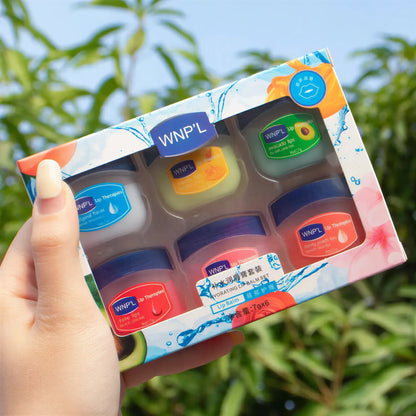 Zora Lip Mask and Balm Care Set featuring hydrating lip treatment and nourishing balm for smooth, moisturized lips.