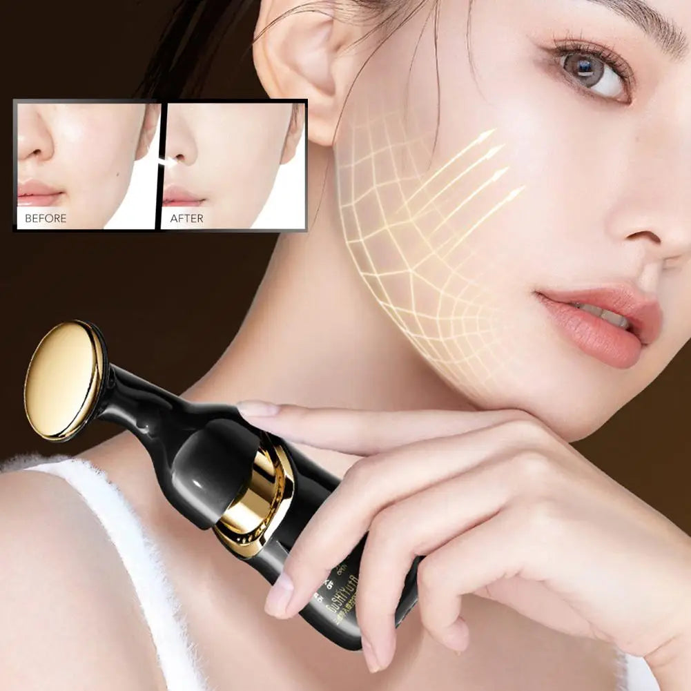 Zora ES-1081 3-in-1 facial, neck, and eye beauty device with multiple massaging heads for skincare and relaxation.