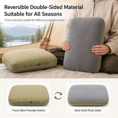 Zora portable memory foam travel neck pillow with ergonomic design, ideal for comfortable support during journeys.
