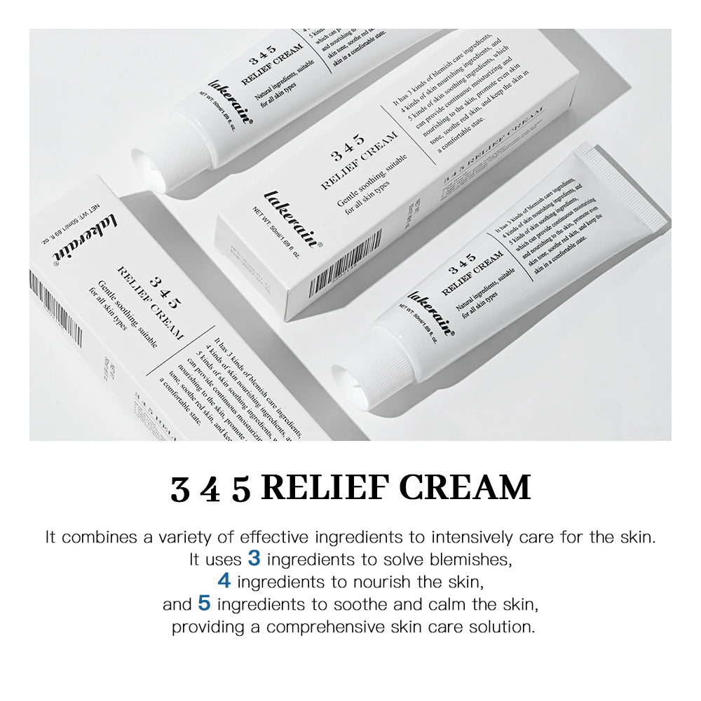 Zora 345 Soothing Moisturizer in a sleek jar, creamy texture visible, perfect for calming and hydrating skin