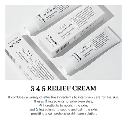 Zora 345 Soothing Moisturizer in a sleek jar, creamy texture visible, perfect for calming and hydrating skin