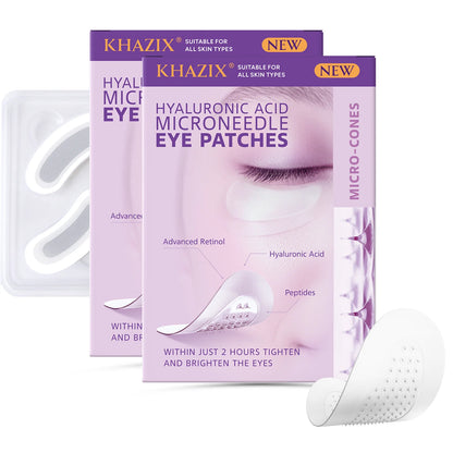 Retinol Microneedle Eye Patches with Hyaluronic Acid