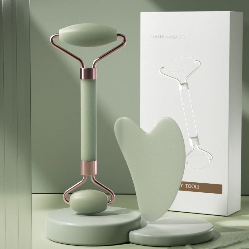 Resin Face, Neck & Eye Massage Roller Set