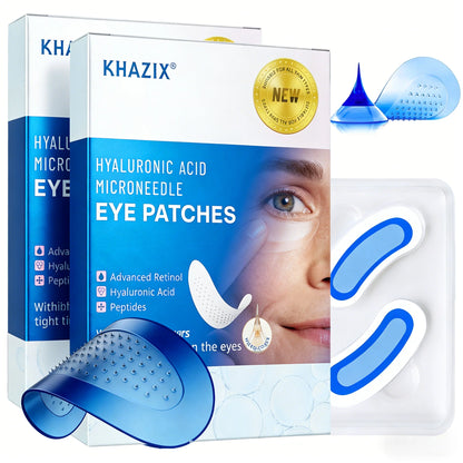 Retinol Microneedle Eye Patches with Hyaluronic Acid
