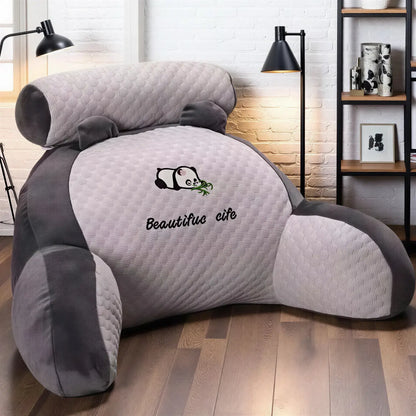 Zora adjustable reading backrest pillow with supportive cushions for comfortable sitting and reading.