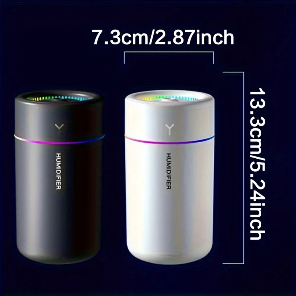 Mini Ultrasonic Car Humidifier with LED