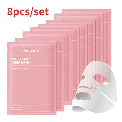 Zora Bio-Collagen Hydrating Overnight Face Mask in a sleek jar, designed for deep moisture and skin rejuvenation overnight.