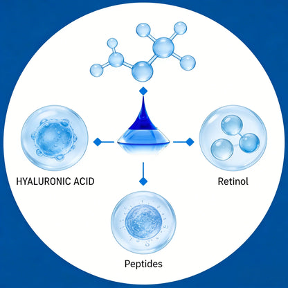 Retinol Microneedle Eye Patches with Hyaluronic Acid