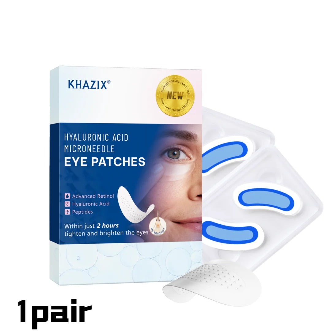 Retinol Microneedle Eye Patches with Hyaluronic Acid