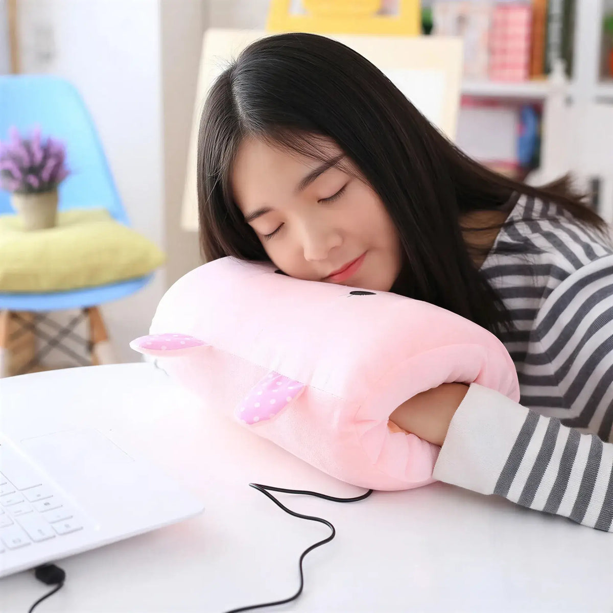 Zora memory foam cervical body pillow for home and travel, designed for neck support and comfort during rest or sleep.