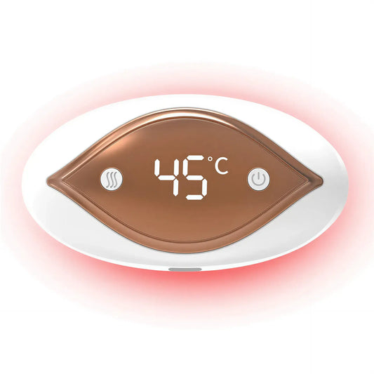 Zora 3-in-1 Lip & Eye Care Facial Massager showing a sleek device with flexible heads for targeted skincare.