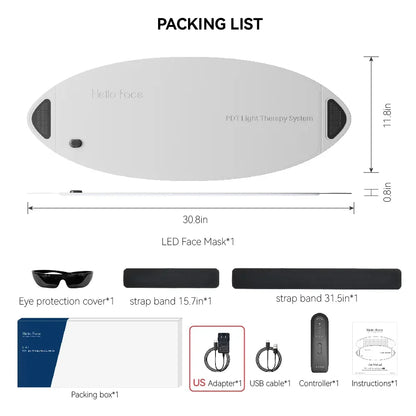Hello Face L6 720-LED PDT Light Therapy System