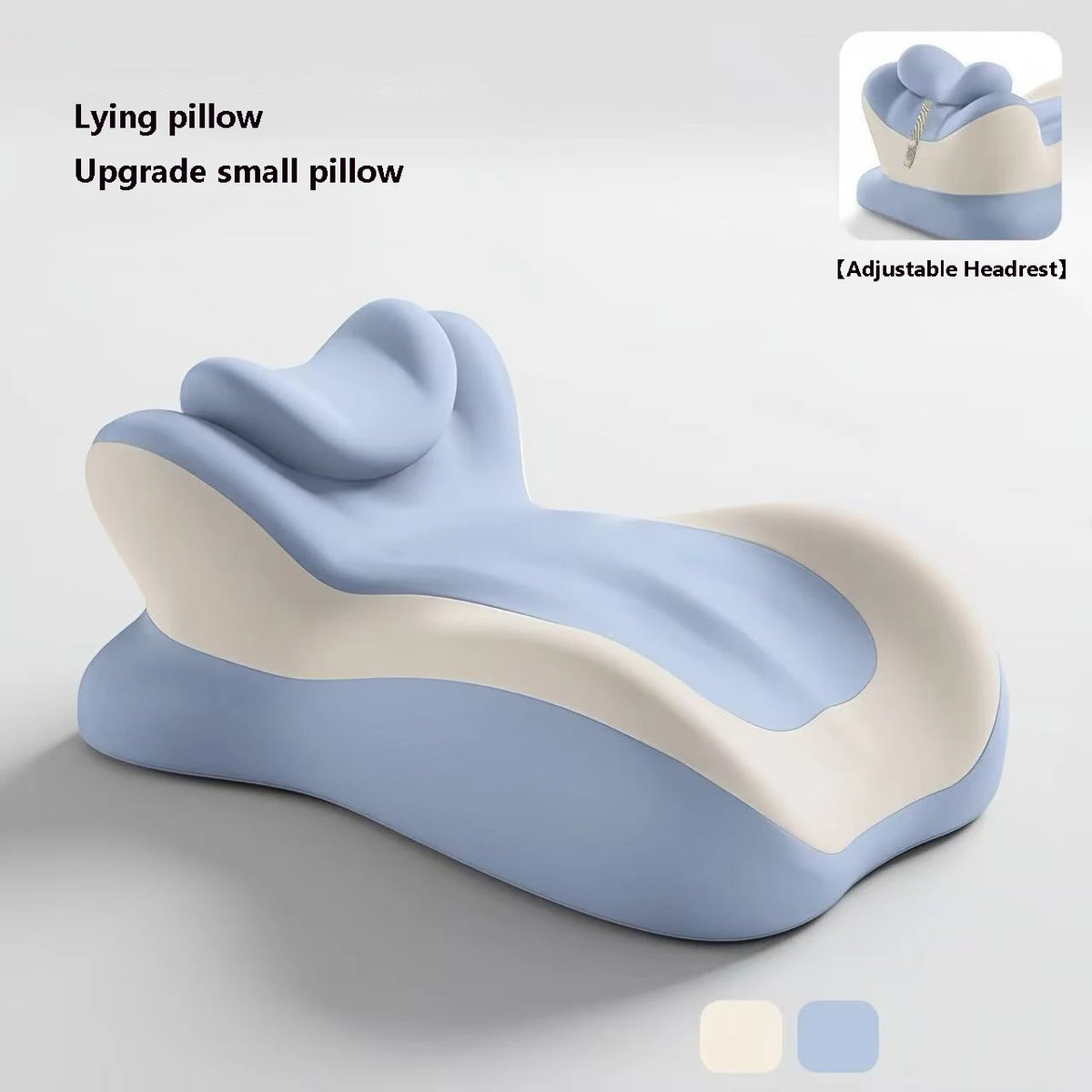 Zora ergonomic memory foam wedge pillow with cover, designed for support and comfort in pillows and cushions collection.