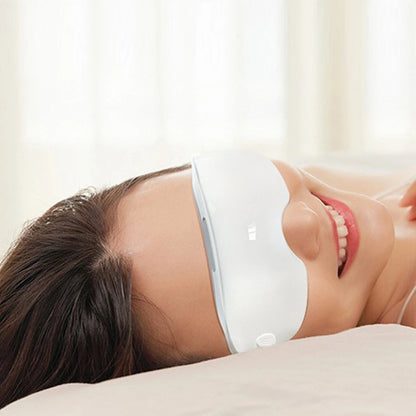 Zora Steam Eye Mask by Zora Terapéutica showing the premium eye care device with nano mist, heat, and cold therapy features.
