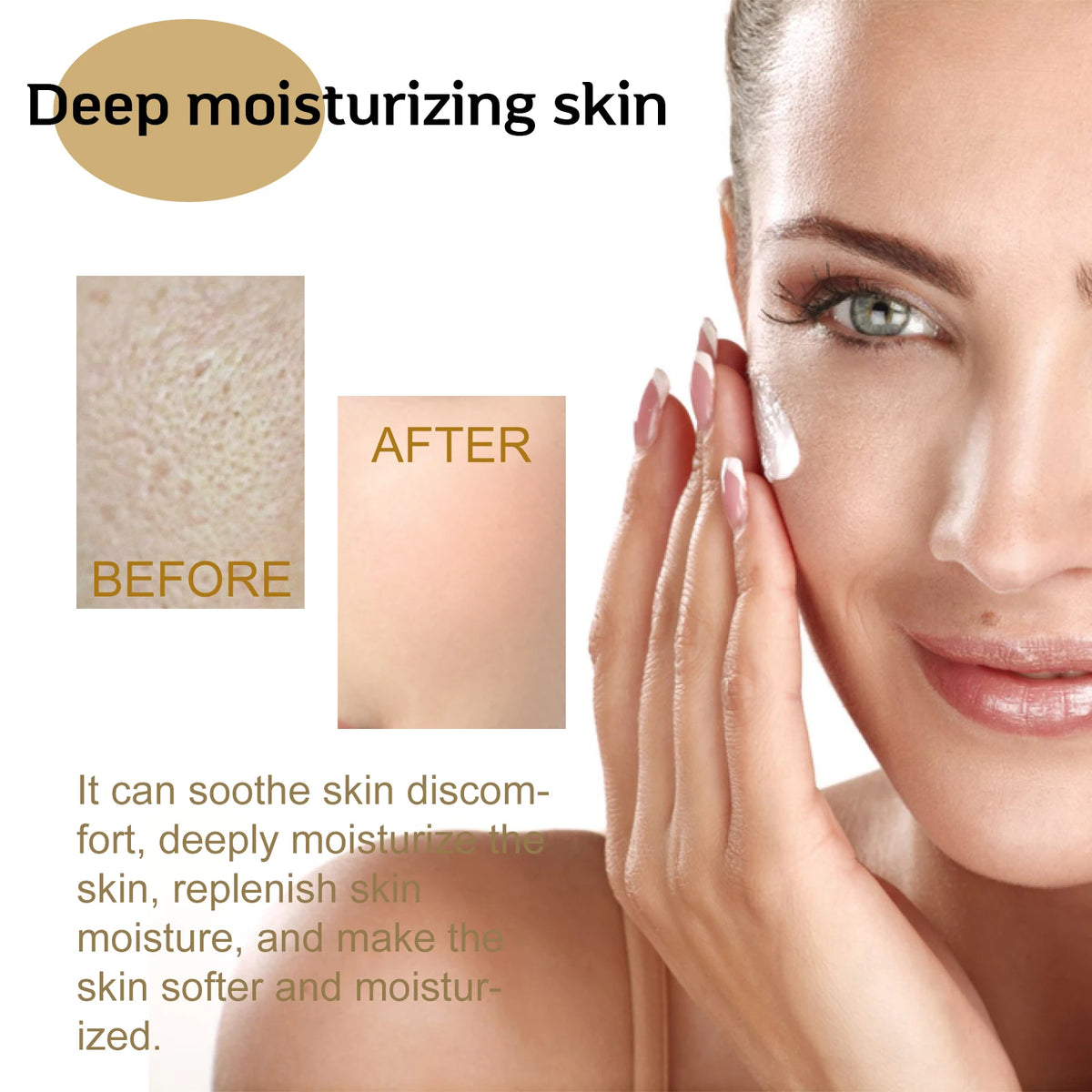 Zora Centella Asiatica Gotu Kola serum ampoule in a clear glass bottle with dropper for soothing facial skincare.