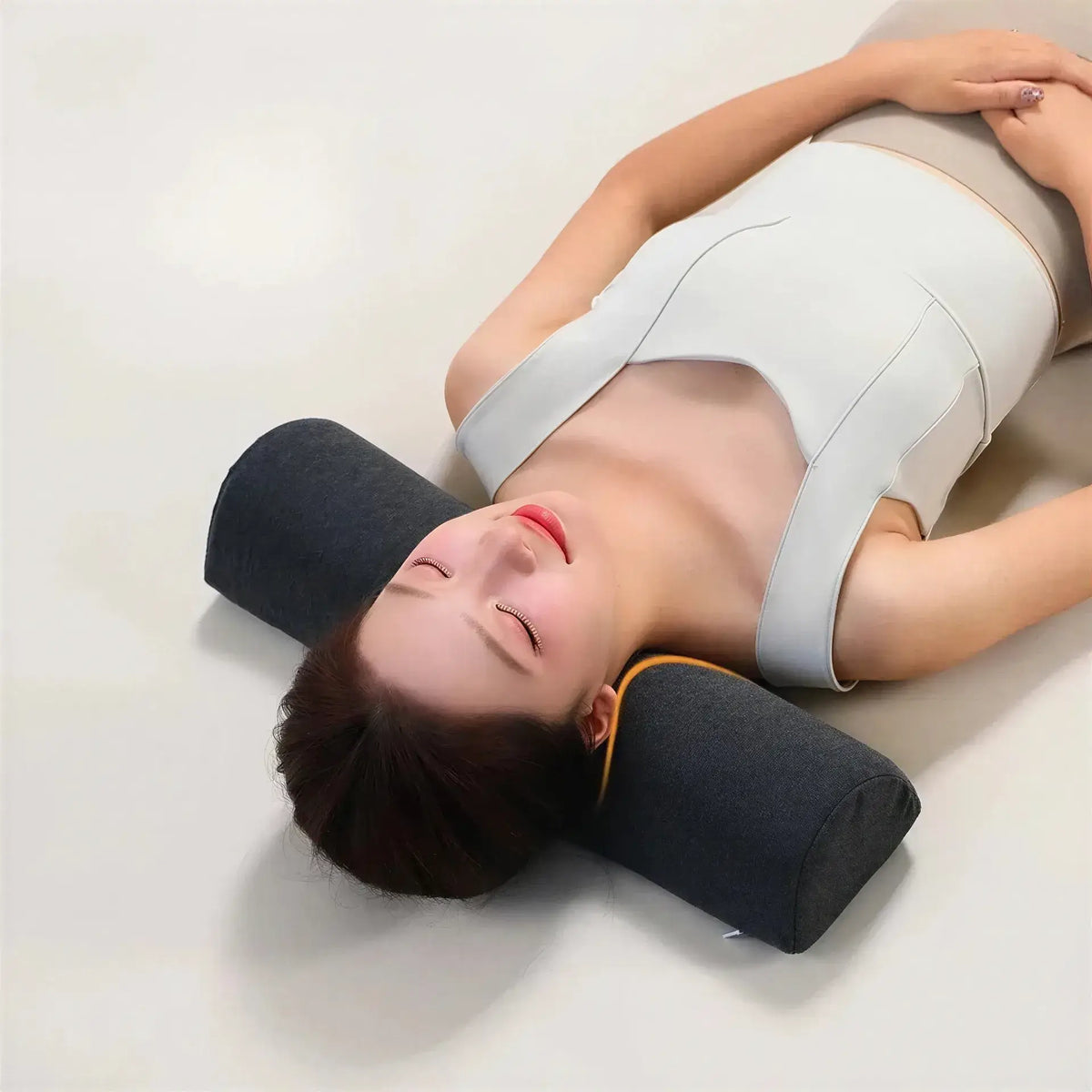 Zora Contour Memory Foam Pillow with ergonomic design and soft pillowcase, ideal for neck and head support.