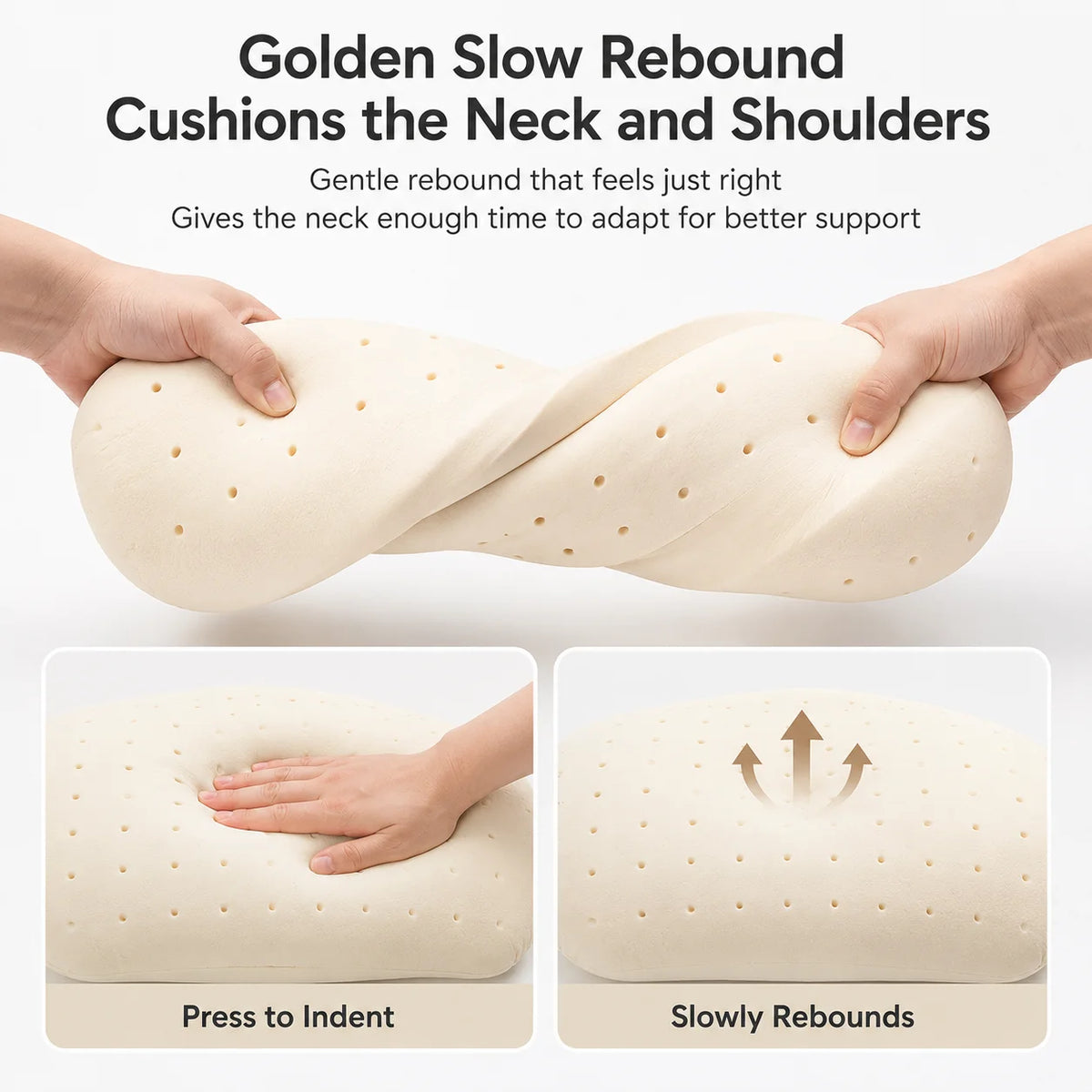 Zora portable memory foam travel neck pillow with ergonomic design and adjustable strap for comfort during trips