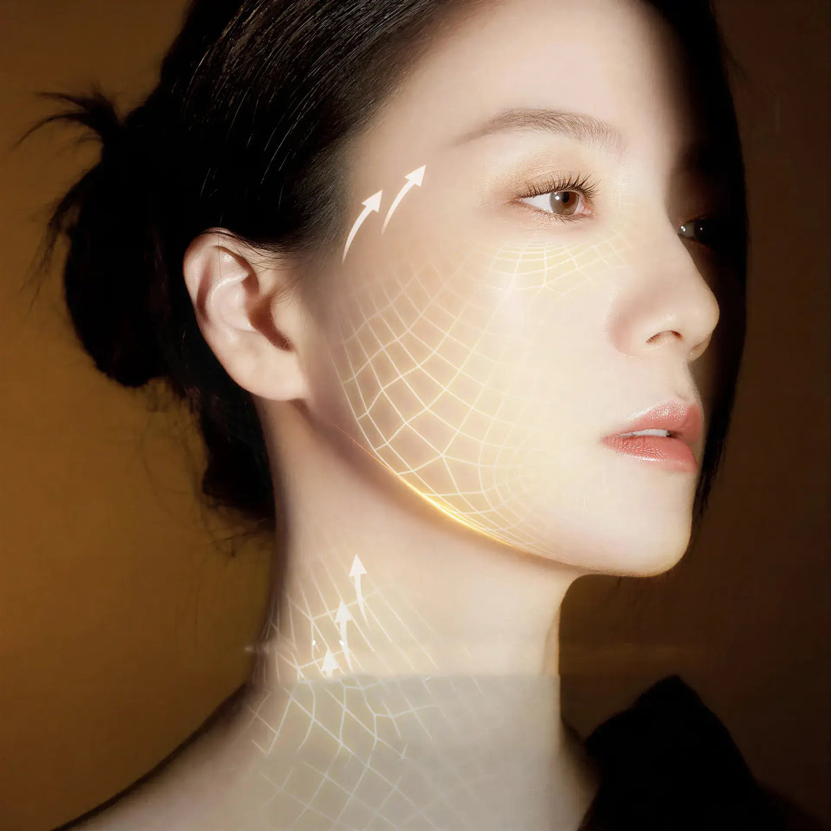 Zora ES-1081 3-in-1 facial, neck, and eye beauty device with multiple massaging heads for skincare and relaxation.