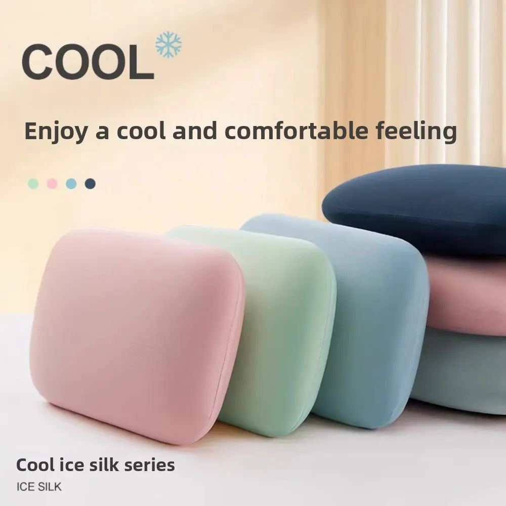 Zora portable macaron nap pillow for neck support, a travel accessory with a colorful, ergonomic design for comfortable rest on the go