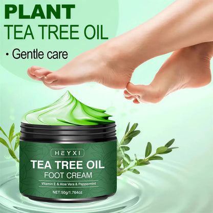 Zora Tea Oil Hand and Foot Cream for daily moisture care, showing a tube of hand and foot moisturizing cream.