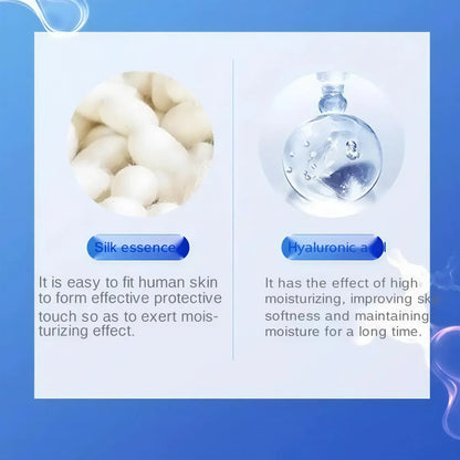 Zora Hyaluronic Acid Foaming Facial Cleanser in a white bottle with a pump, designed for gentle skincare.