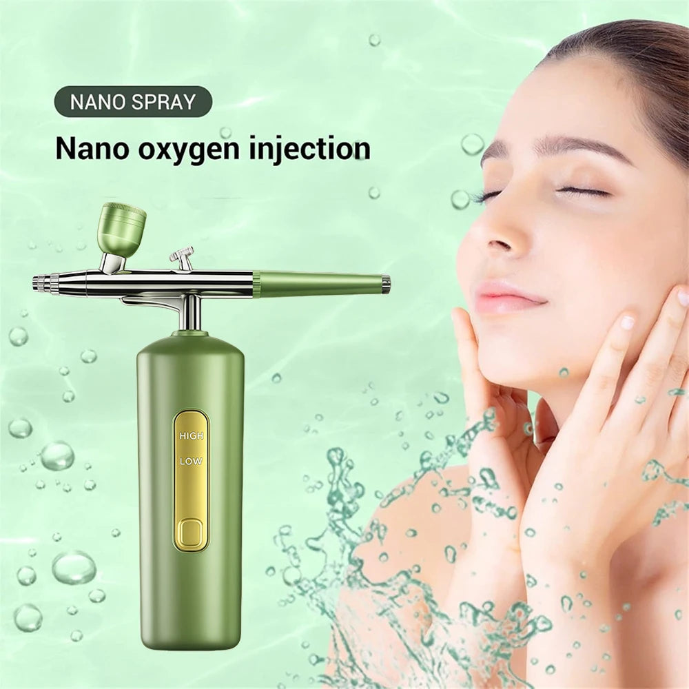 Zora Nano Facial Mist & Care Device for facial hydration and skin care, compact facial care device with a sleek design.