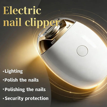 3-Speed Electric Nail Trimmer with LED Light